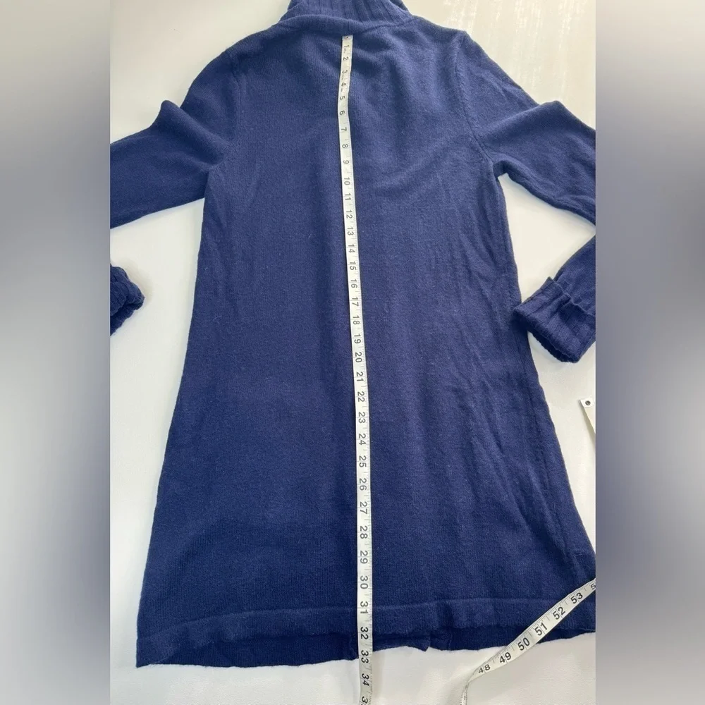 Patagonia Lambswool Blend Long Button Up Sweater Coat Womens Size Medium